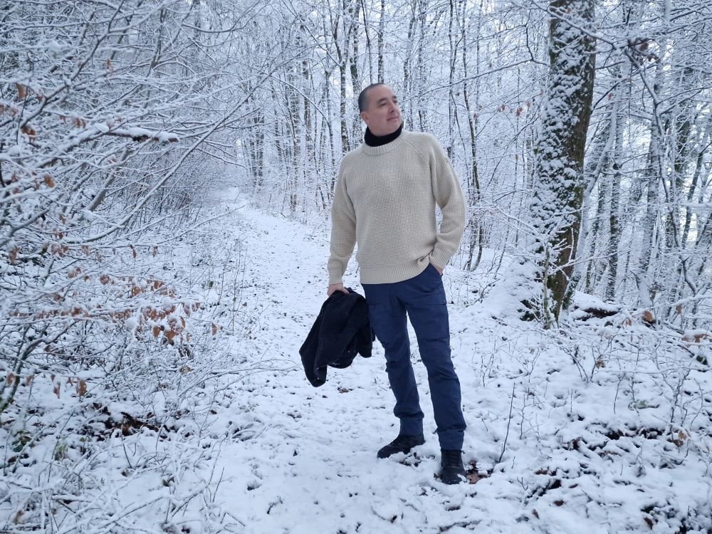 in de winter