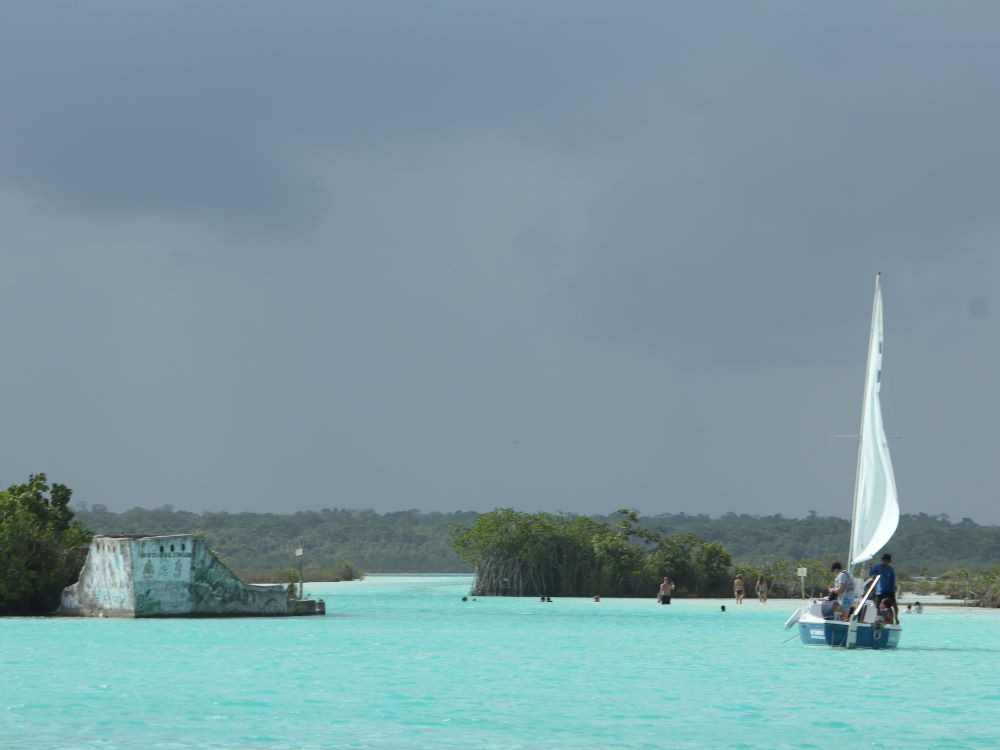 La voile à Bacalar