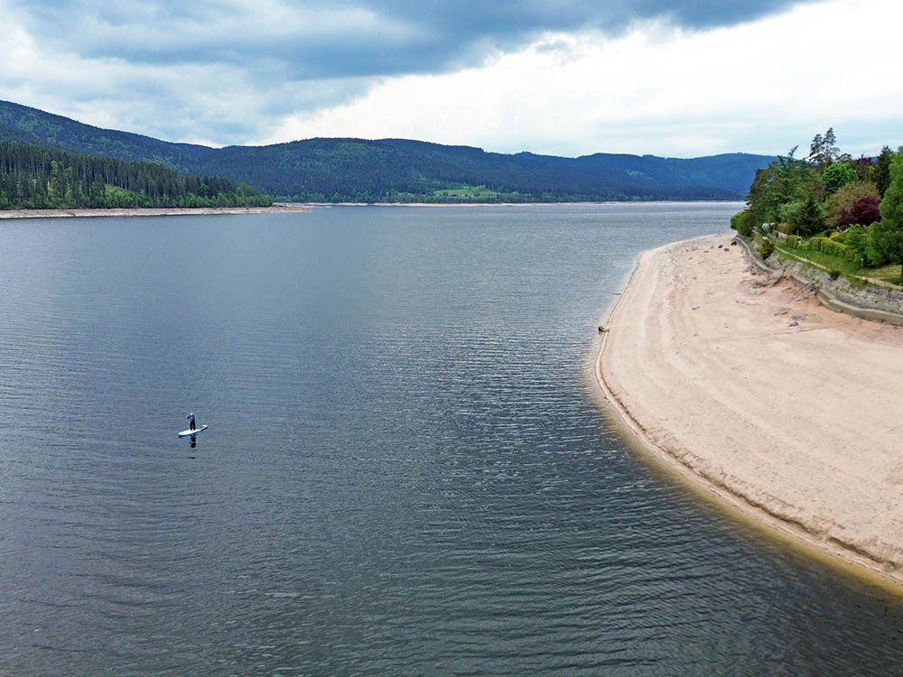 Stand up paddling Schluchsee