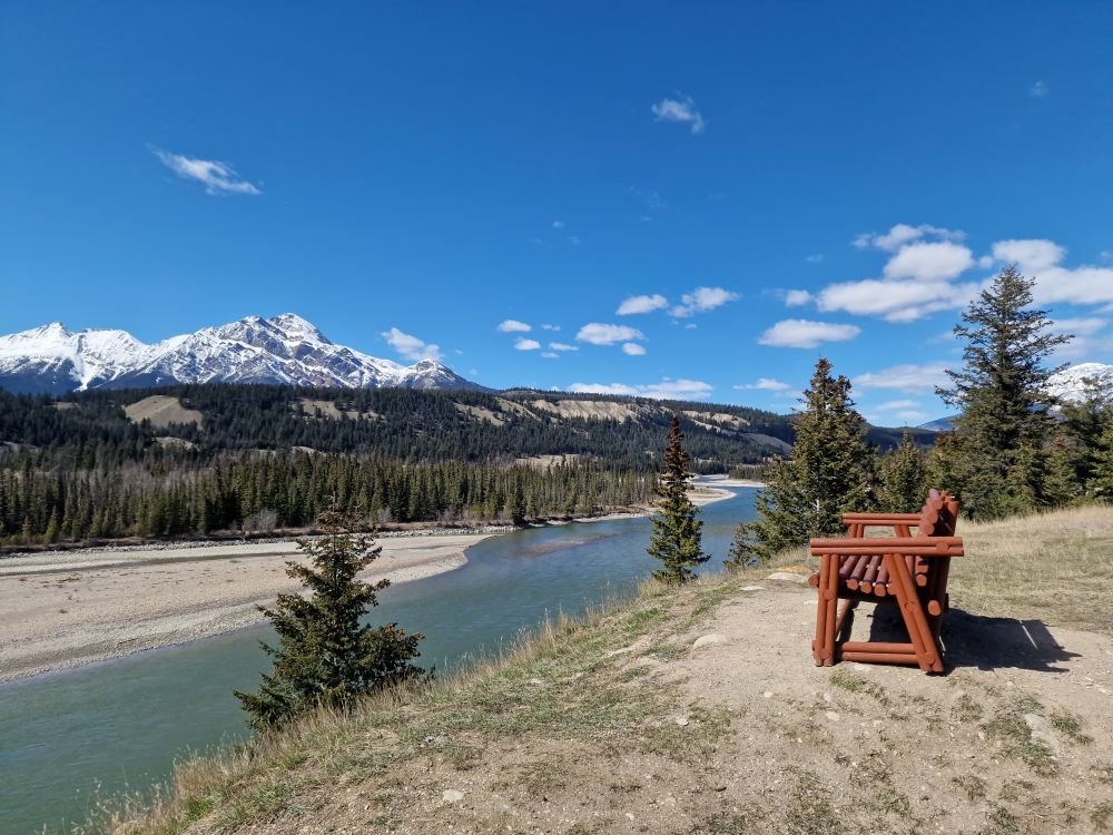 Banc avec vue sur le parc national