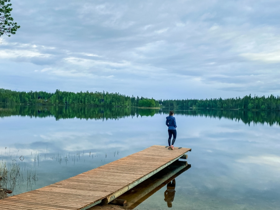 Lac en Laponie