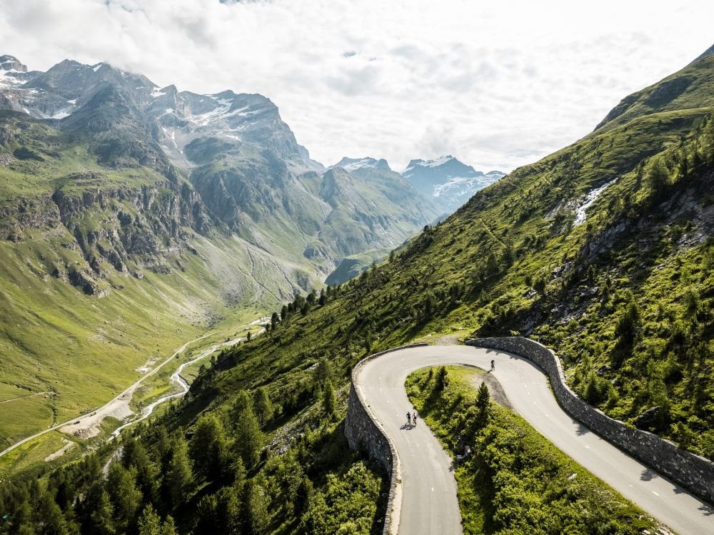 Vélo dans la Vanoise