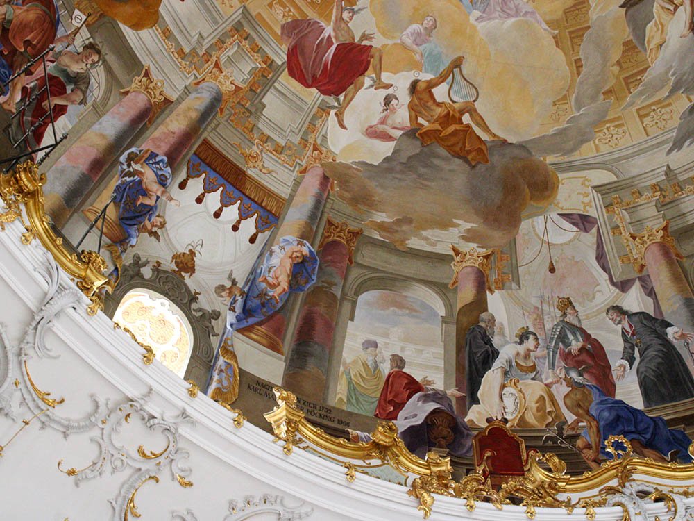 Plafond château de Bruchsal