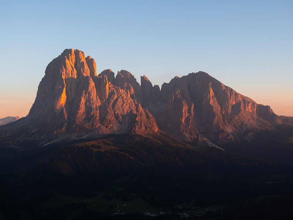 Dolomites enflammées