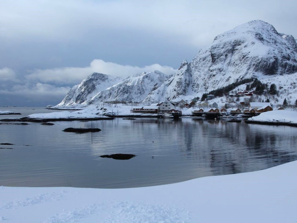 L'hiver dans le nord de la Norvège
