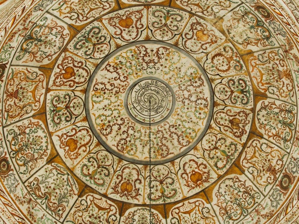 Plafond de la mosquée Et'hem Bey à Tirana