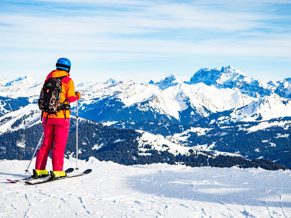 Du ski avec une vue imprenable