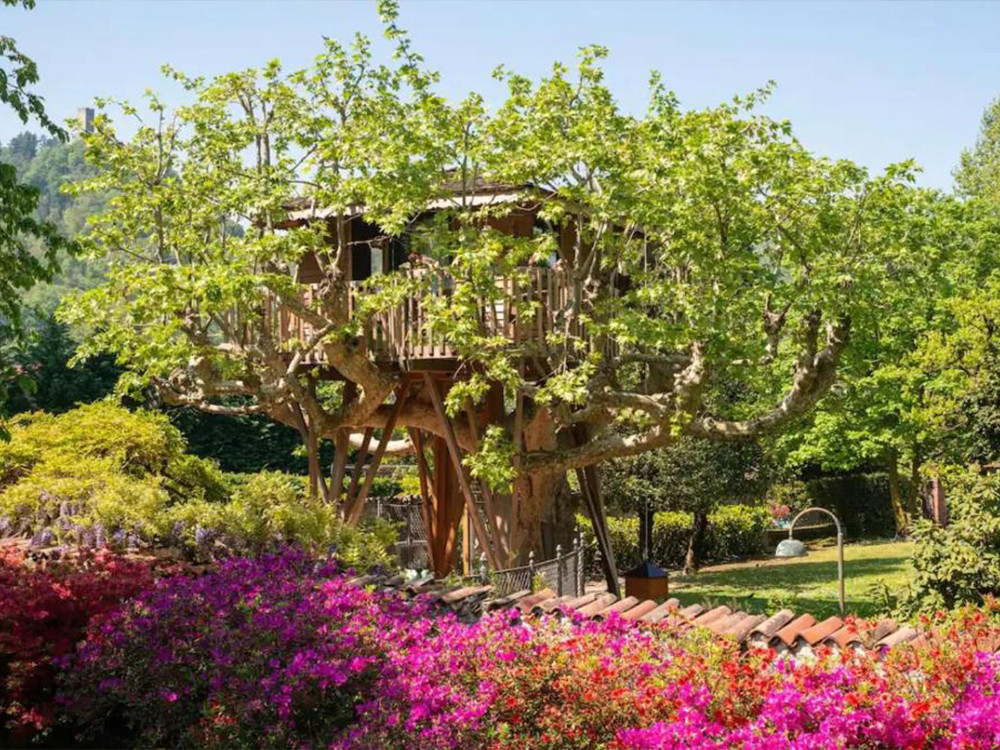 Cabane dans les arbres à Côme