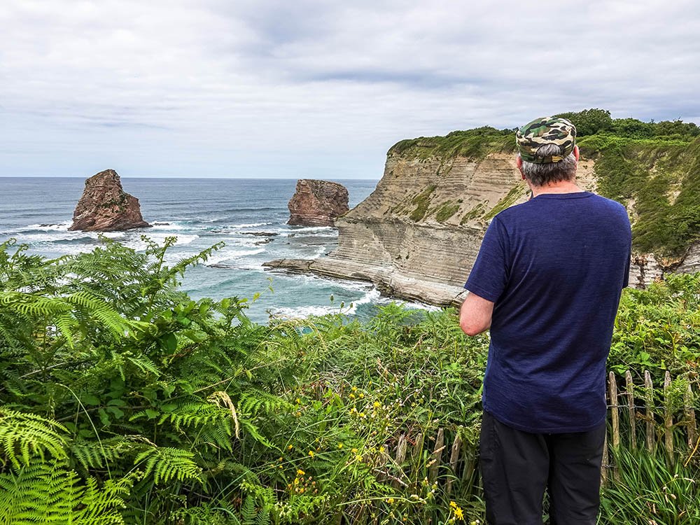 Randonnée sur le sentier des falaises