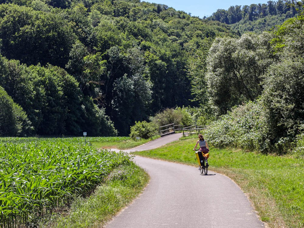 Circuit à vélo le long des rivières