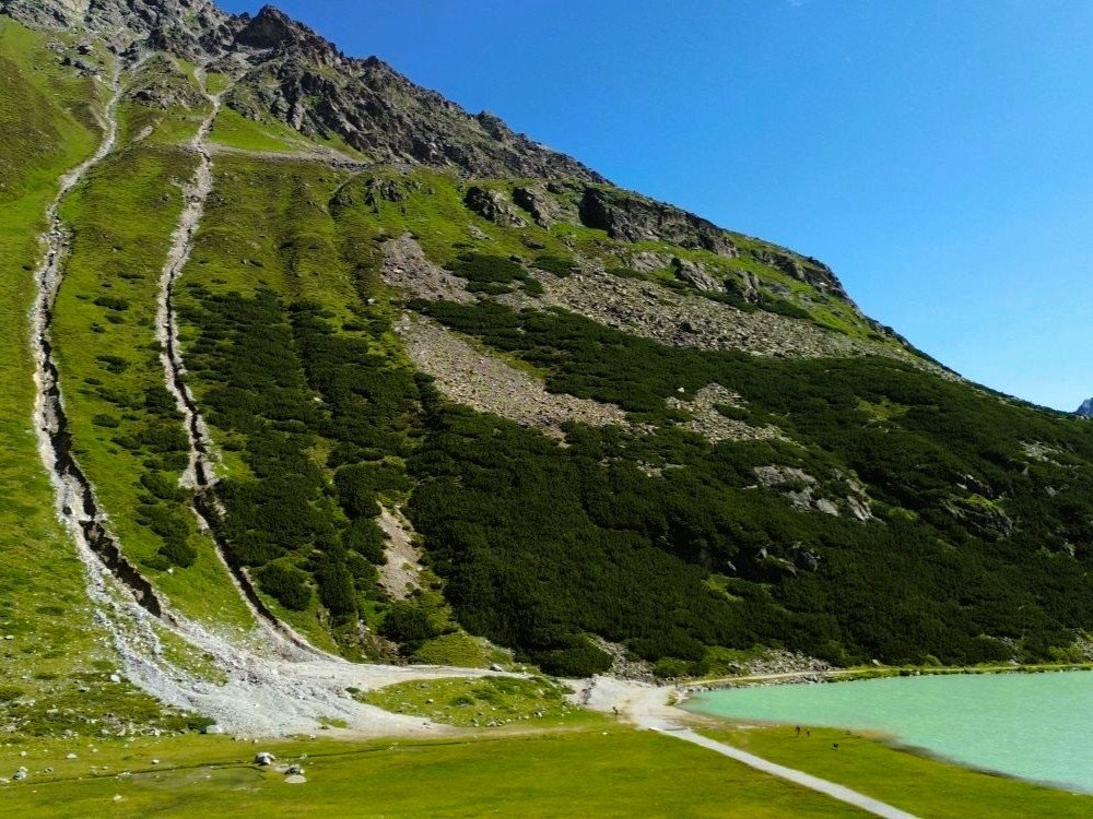 Le long du Rifflsee
