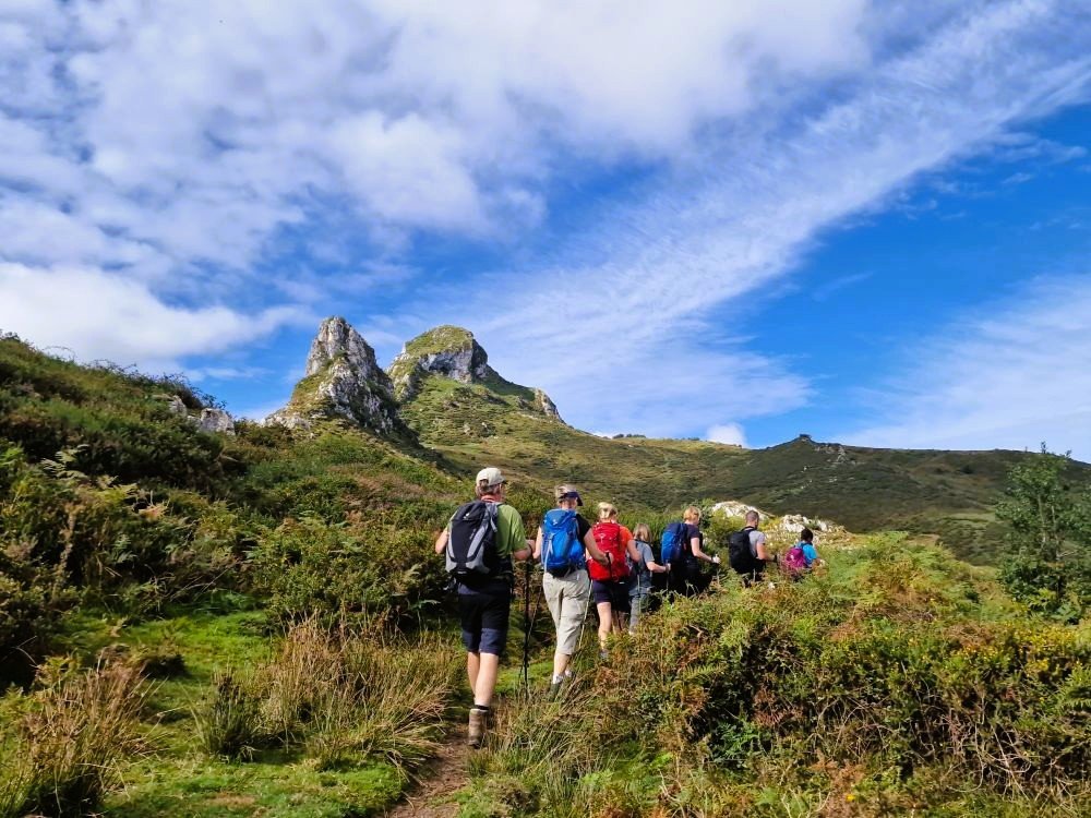 Randonneurs à Picos de Europa
