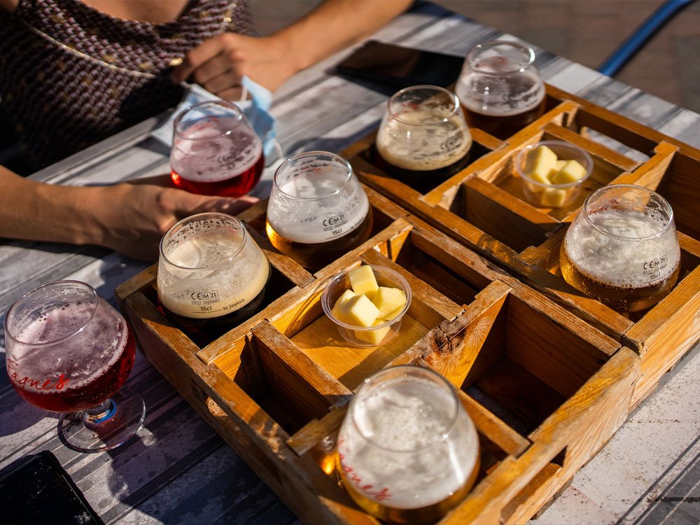Dégustation de bières