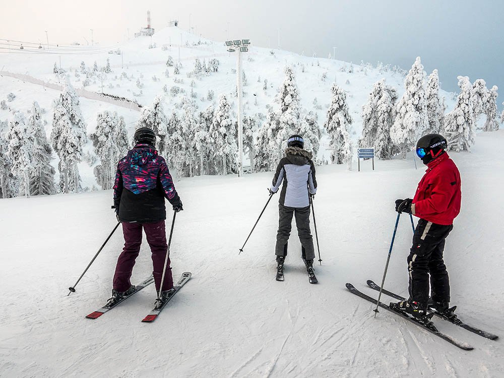 Sports d'hiver à Ruka