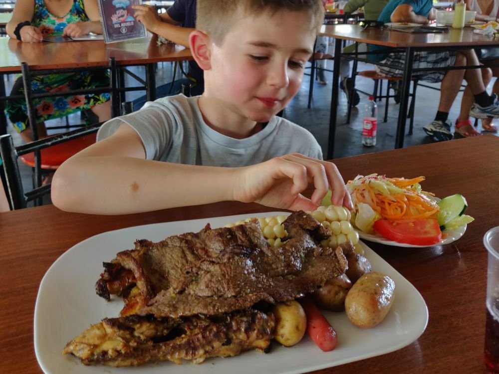 Cochon d'inde au repas