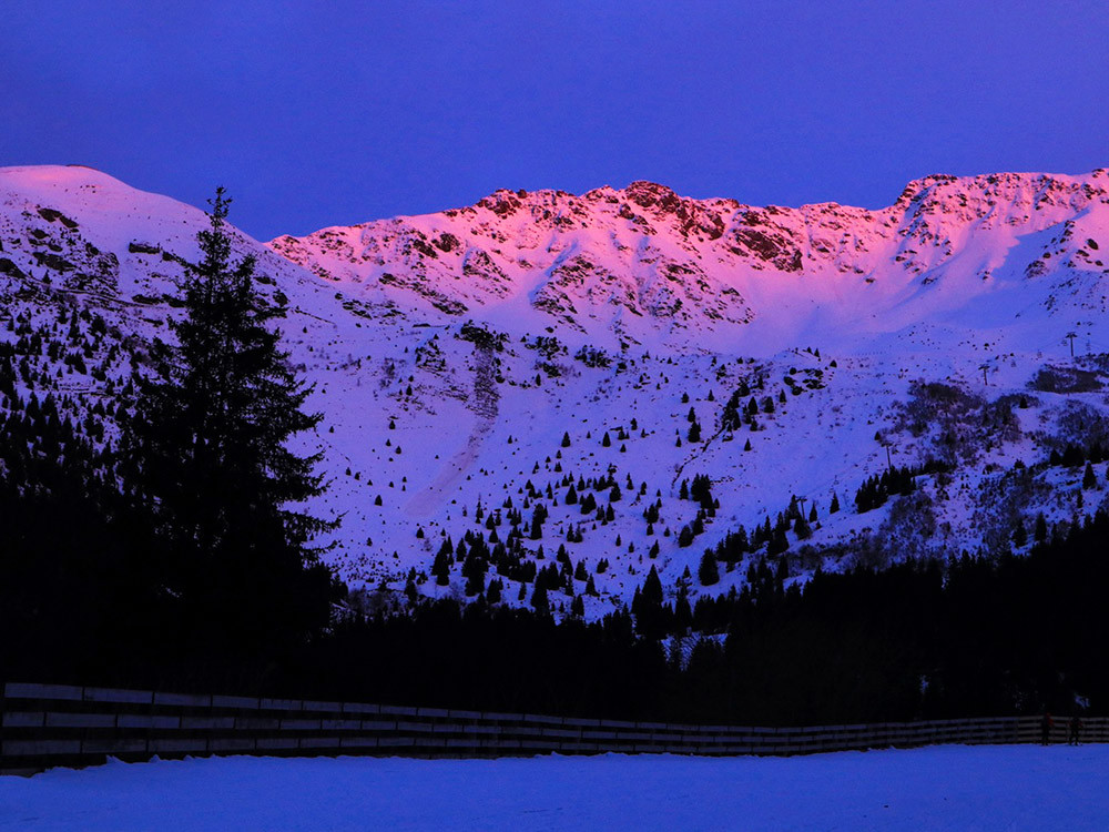 Coucher de soleil en Isère