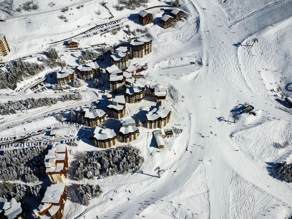 Les Menuires vus d'en haut