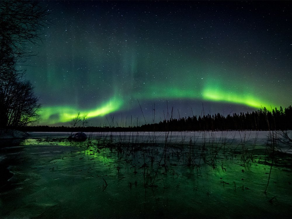Aurores à Suomussalmi