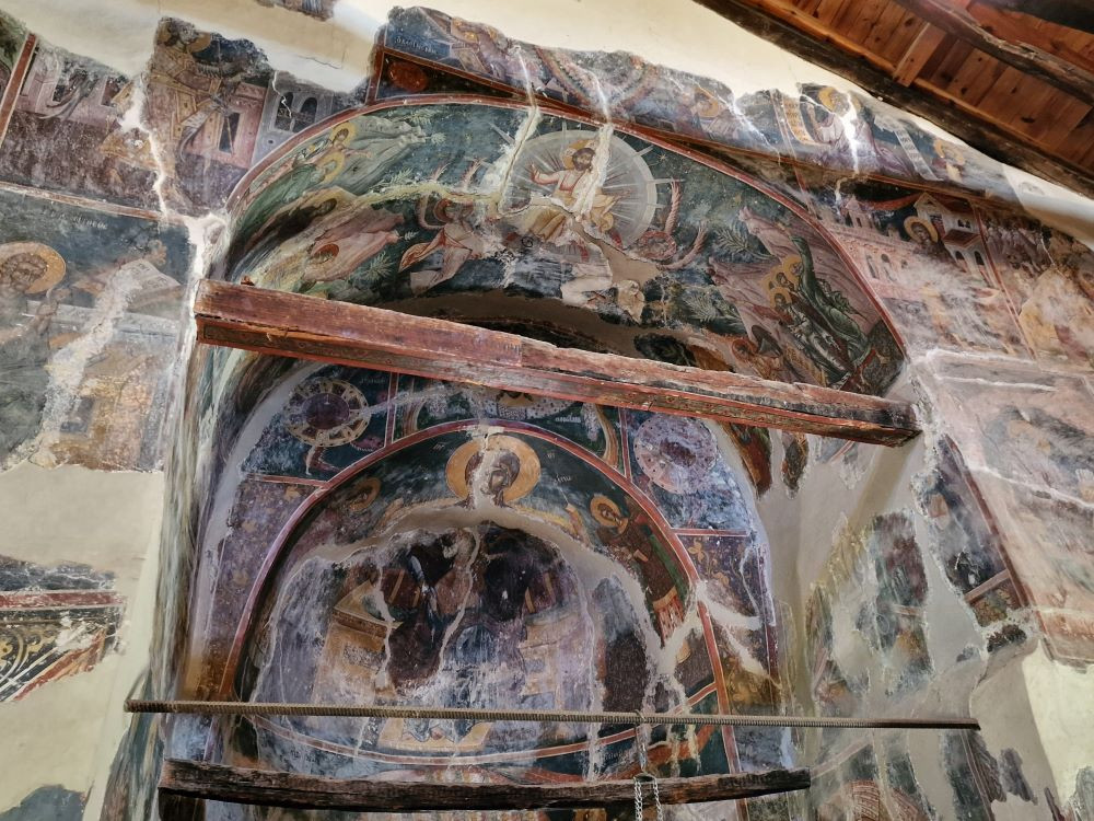 Fresques d'une église byzantine