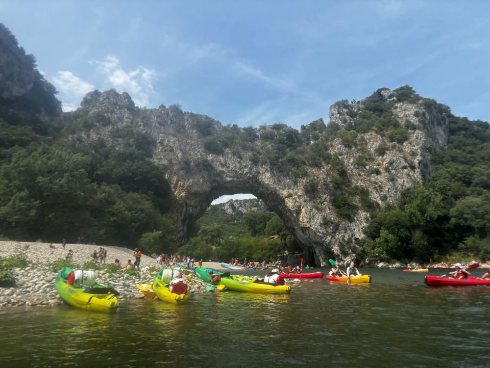 Kayak en Ardèche
