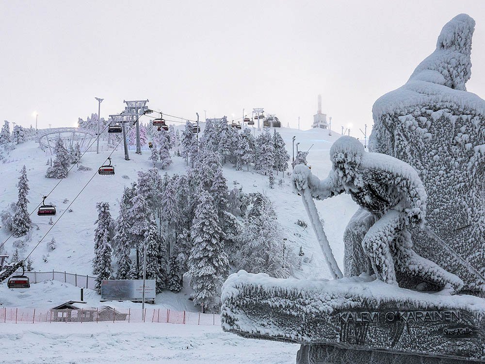 Statue à Ruka