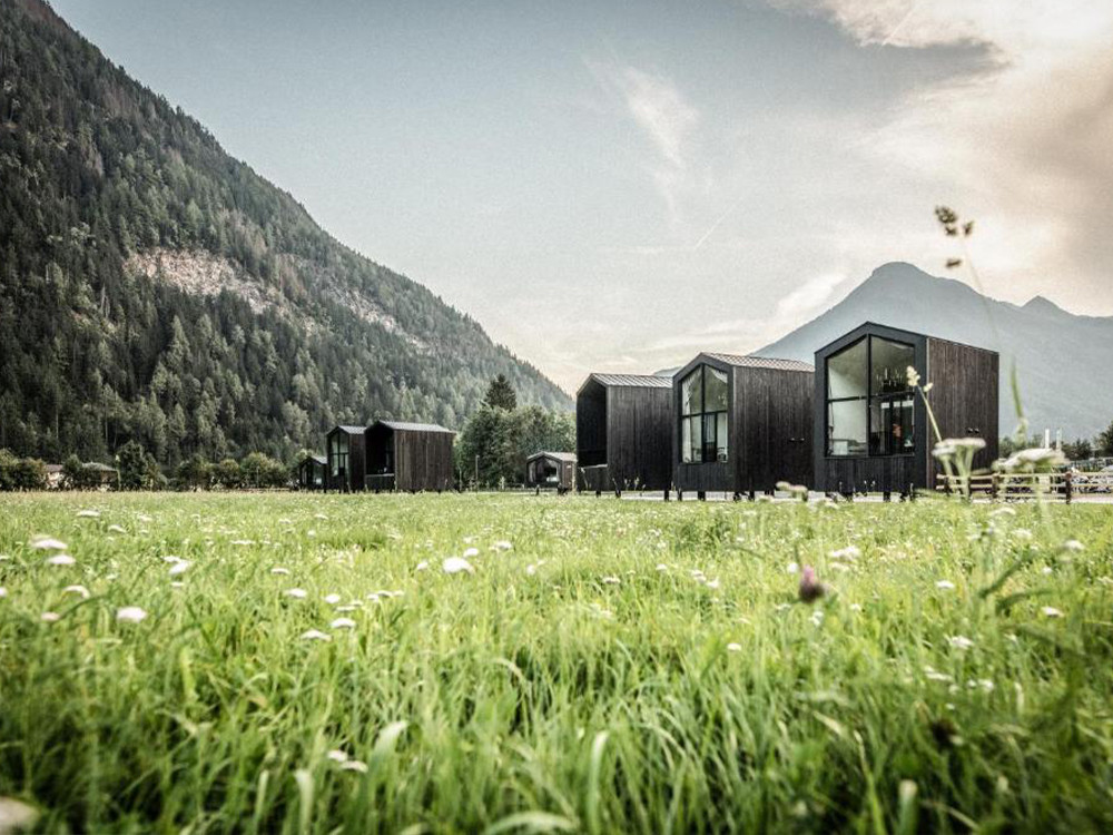Glamping aux Dolomites