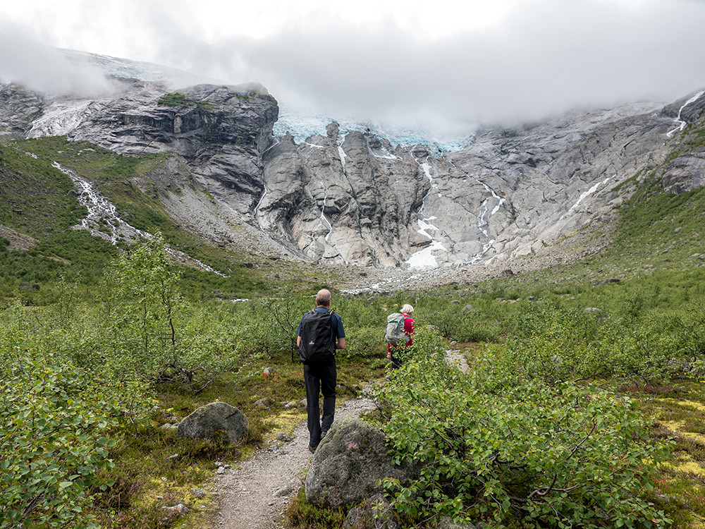 Glacier en Norvège