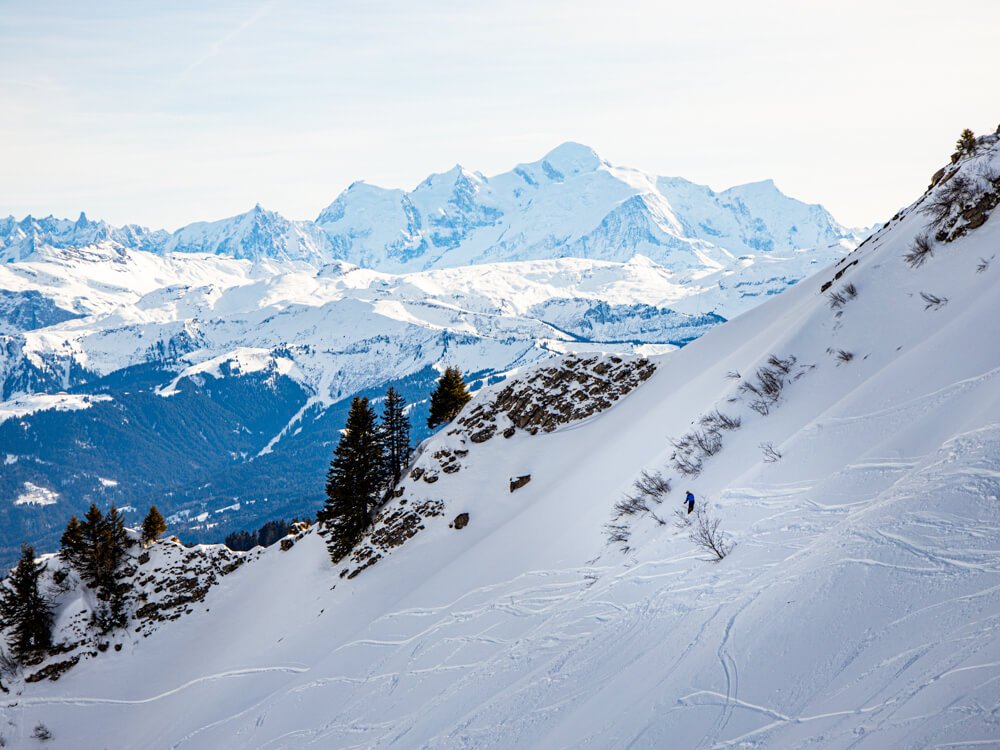 Vue sur le Mont Blanc