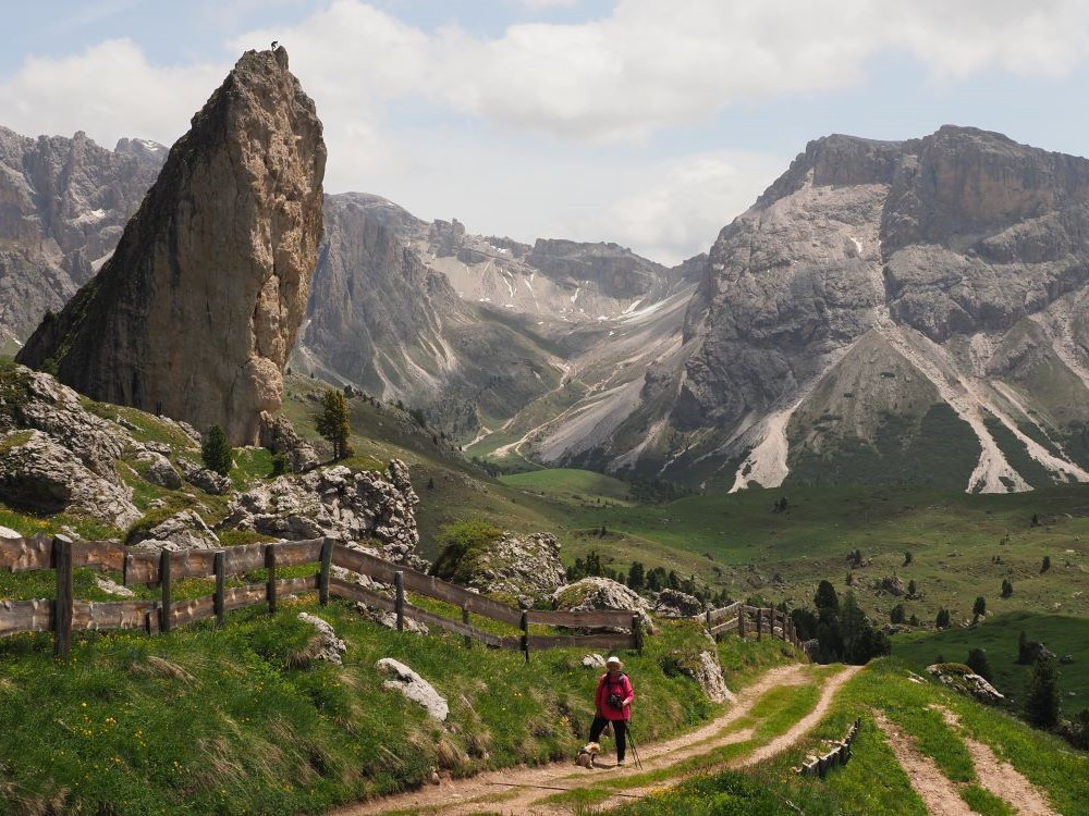 Chemin vers le refuge de Pieralongia