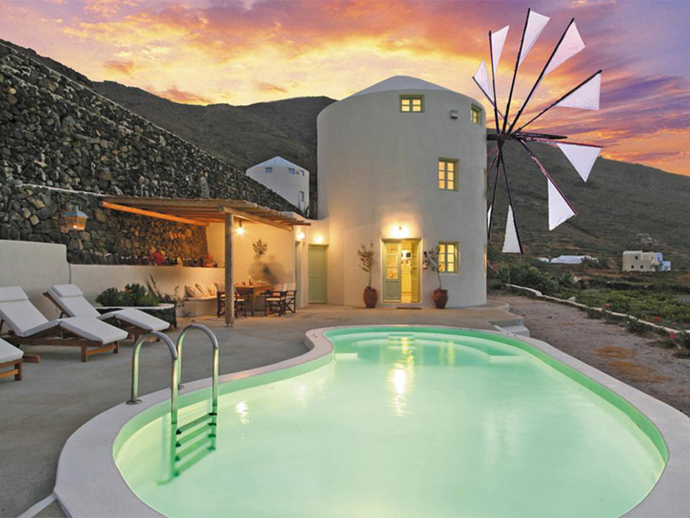 Villa " Windmolen " à Santorin
