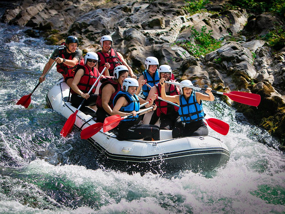 Rafting au Pays basque français