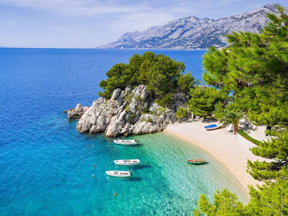 Plage en Croatie