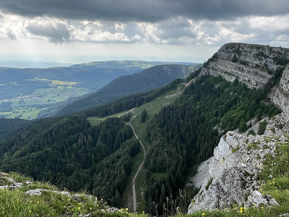 Vue sur les Alpes