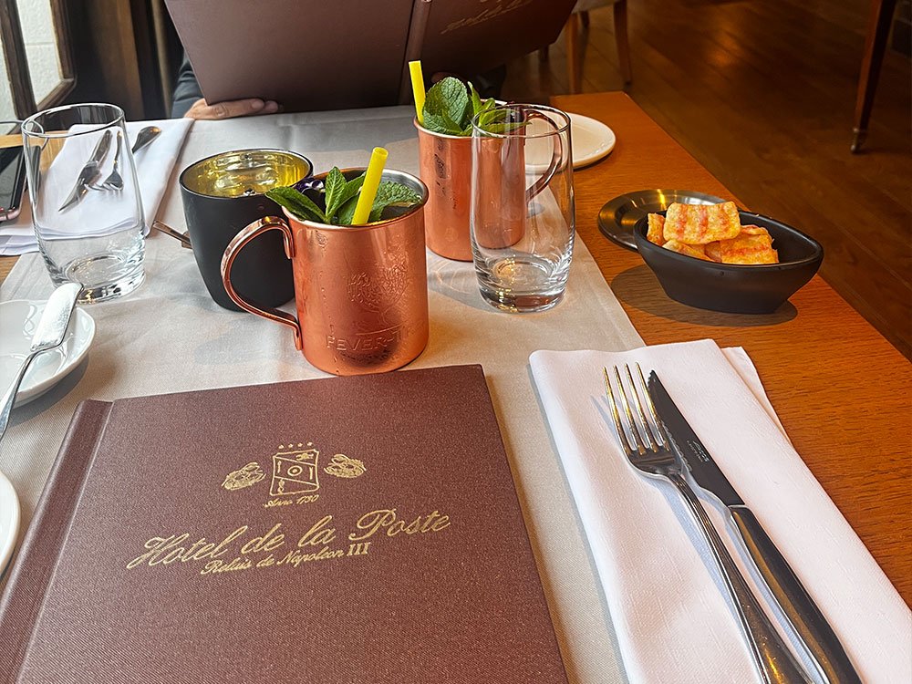 Dinner à l'Hôtel de la Poste à Bouillon