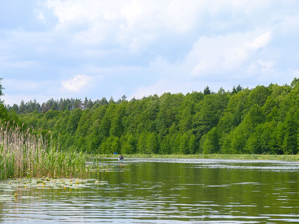 Kayak sur la Krutynia