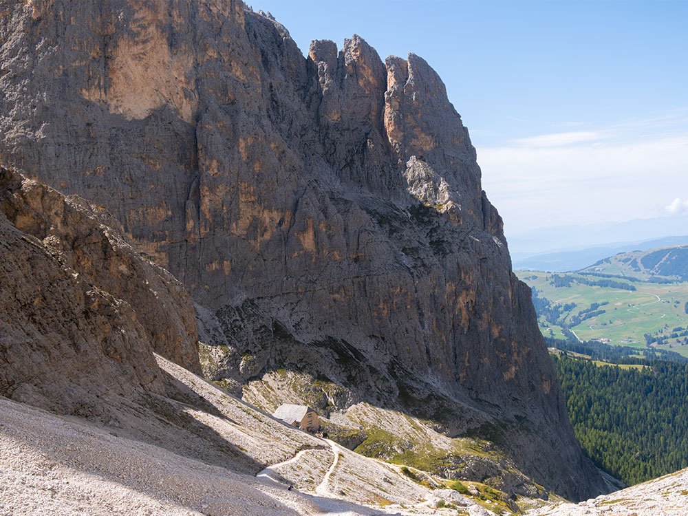 Le refuge du Langkofel