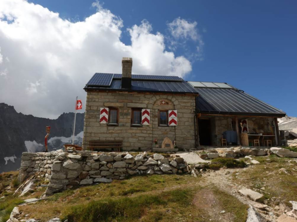 Refuge de montagne dans le Valais