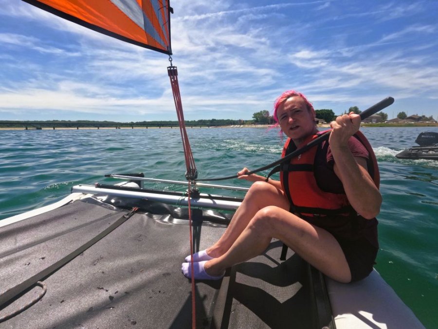 Voile sur le Lac du Der