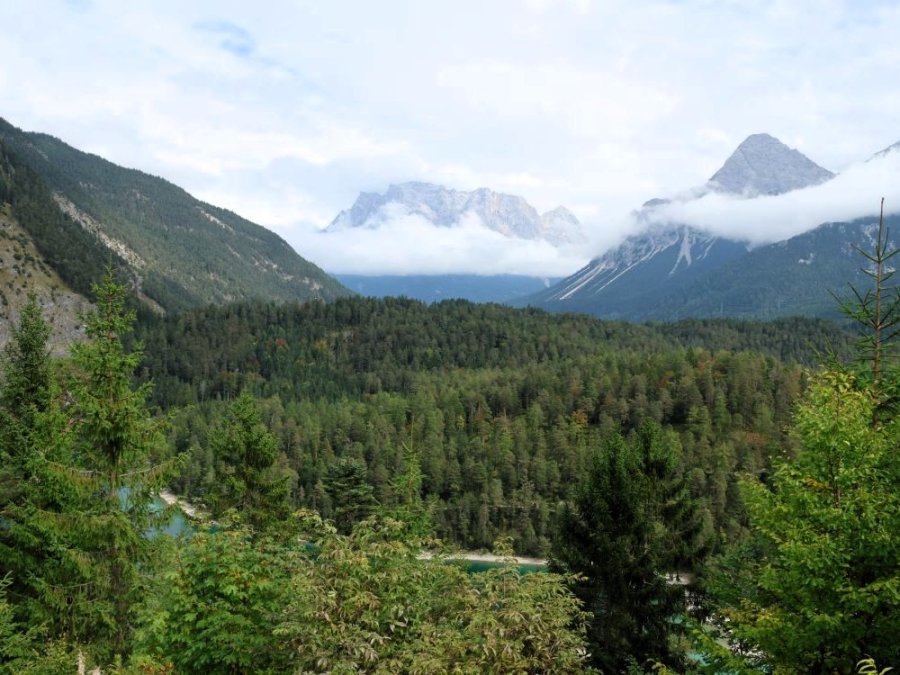 Le Zugspitze montagne