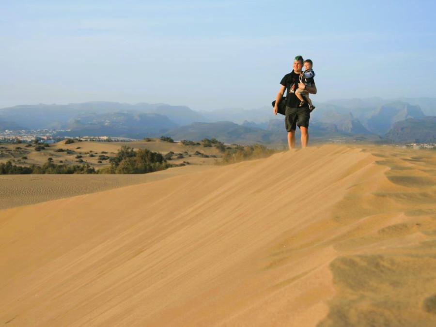 Les dunes de Maspalomas, Grande Canarie Les dunes de Maspalomas, Grande Canarie