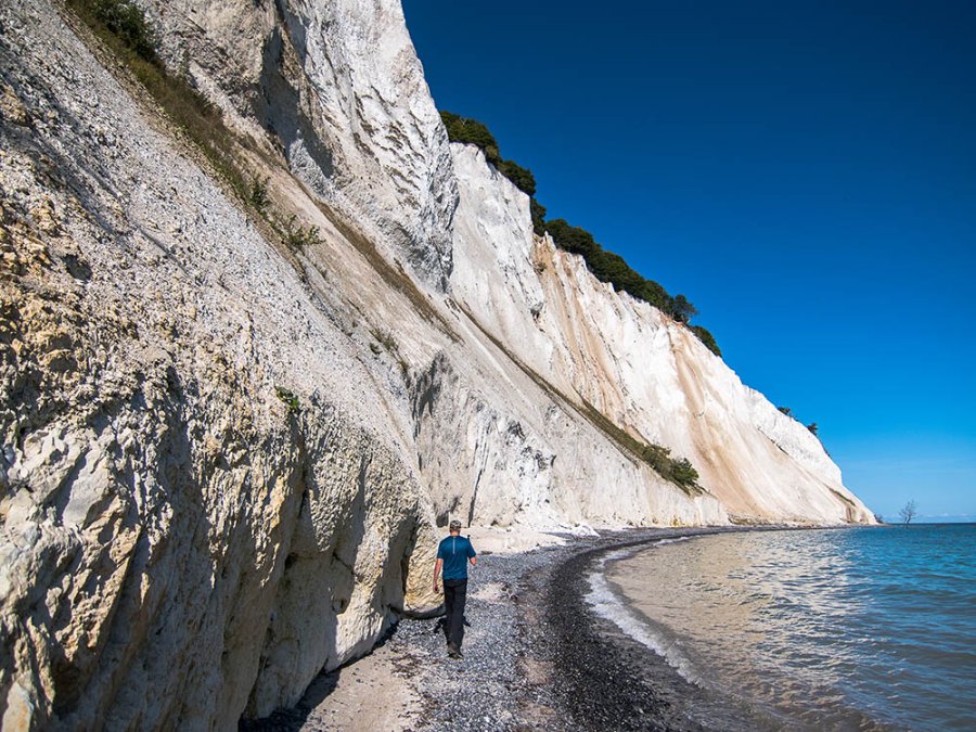 Randonnée sur l'île de Møn