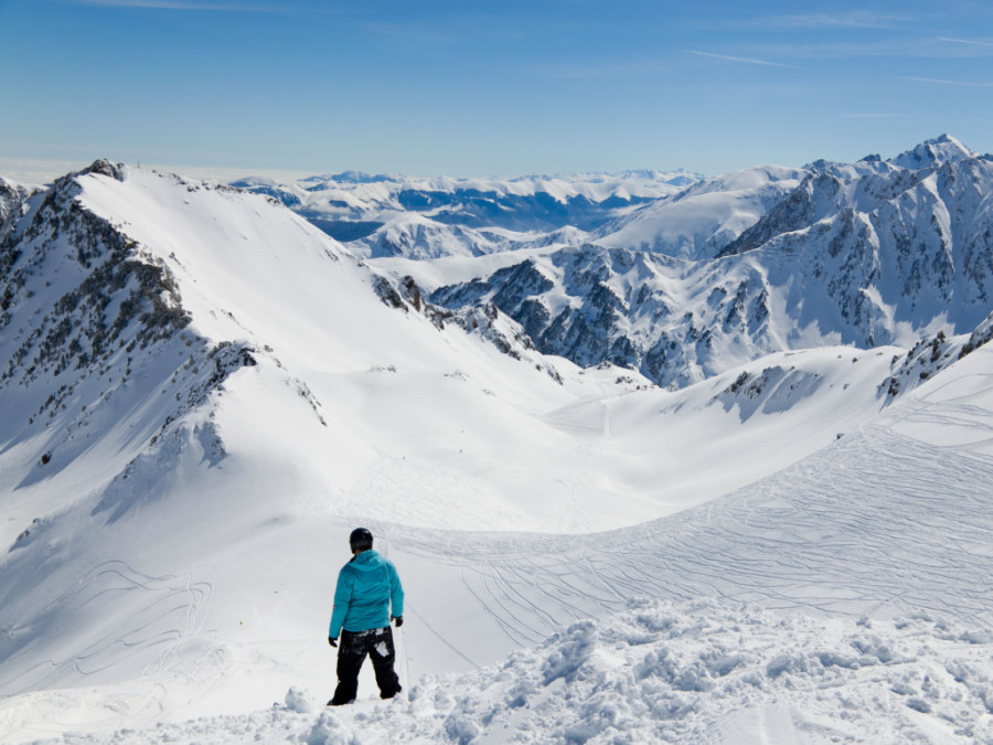 Sports d'hiver au Tourmalet