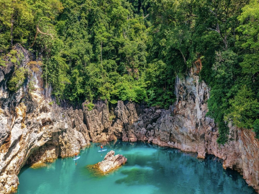 Stand up paddle en Thaïlande