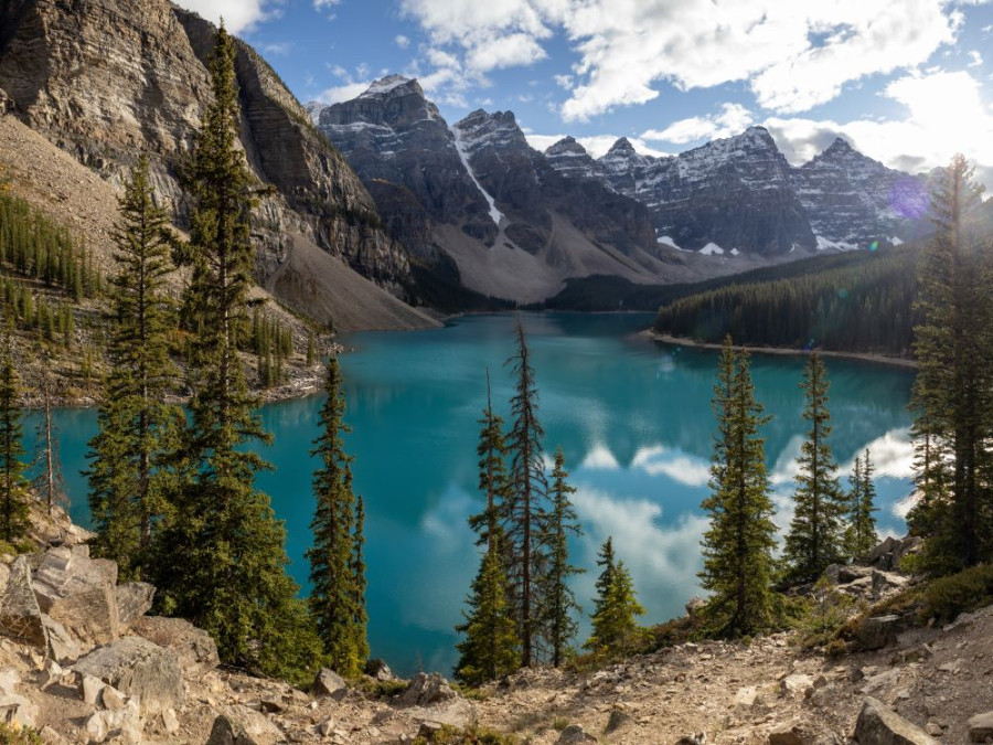 Lac Moraine à Banff