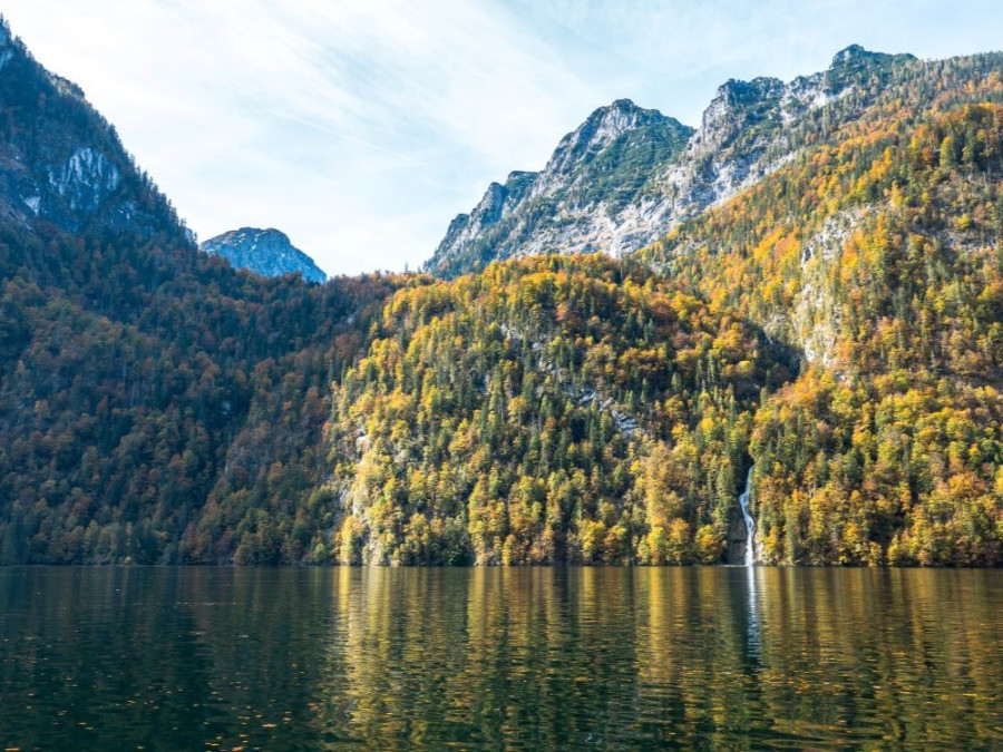 Lac de montagne, Alpes allemandes