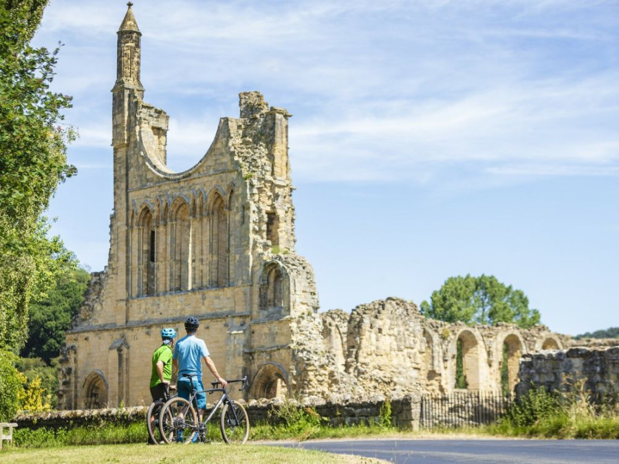 Randonnée à vélo en Angleterre : l'abbaye Randonnée à vélo en Angleterre : l'abbaye