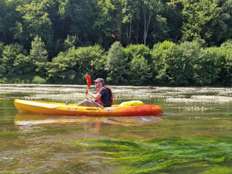 Canoë sur la Semoy