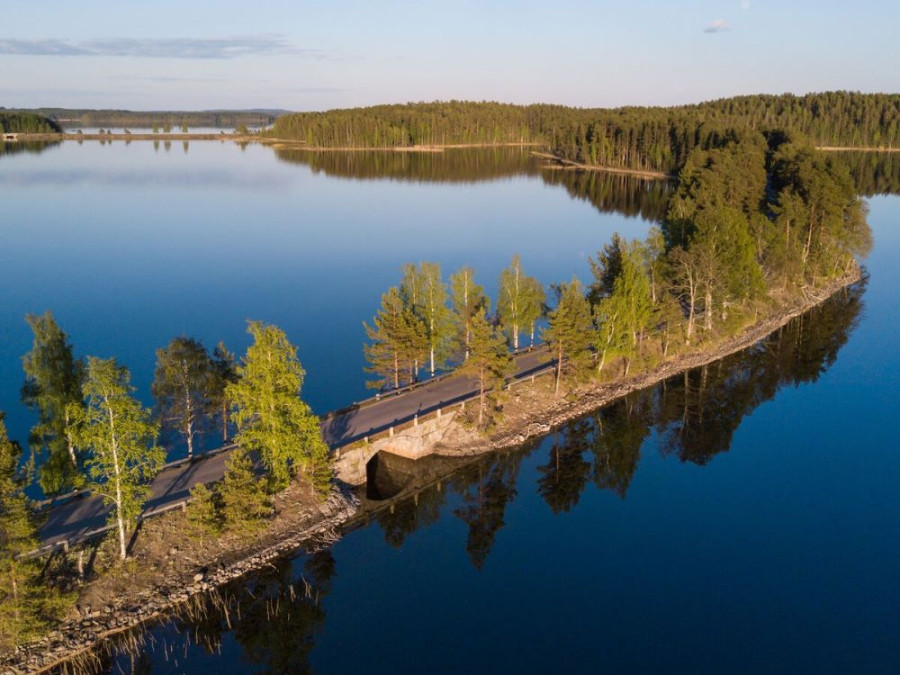 Beau paysage finlandais