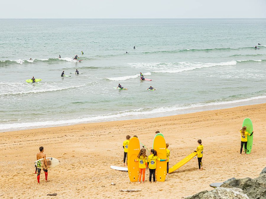 Destination de surf au Pays basque français