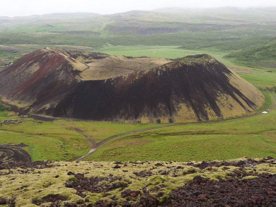 Cratères en Islande